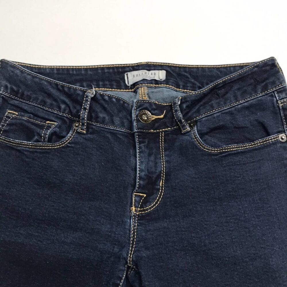 BULLHEAD BLACK Womens 5 Skinny Blue Jeans